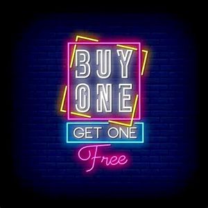 Buy one Get one FREE